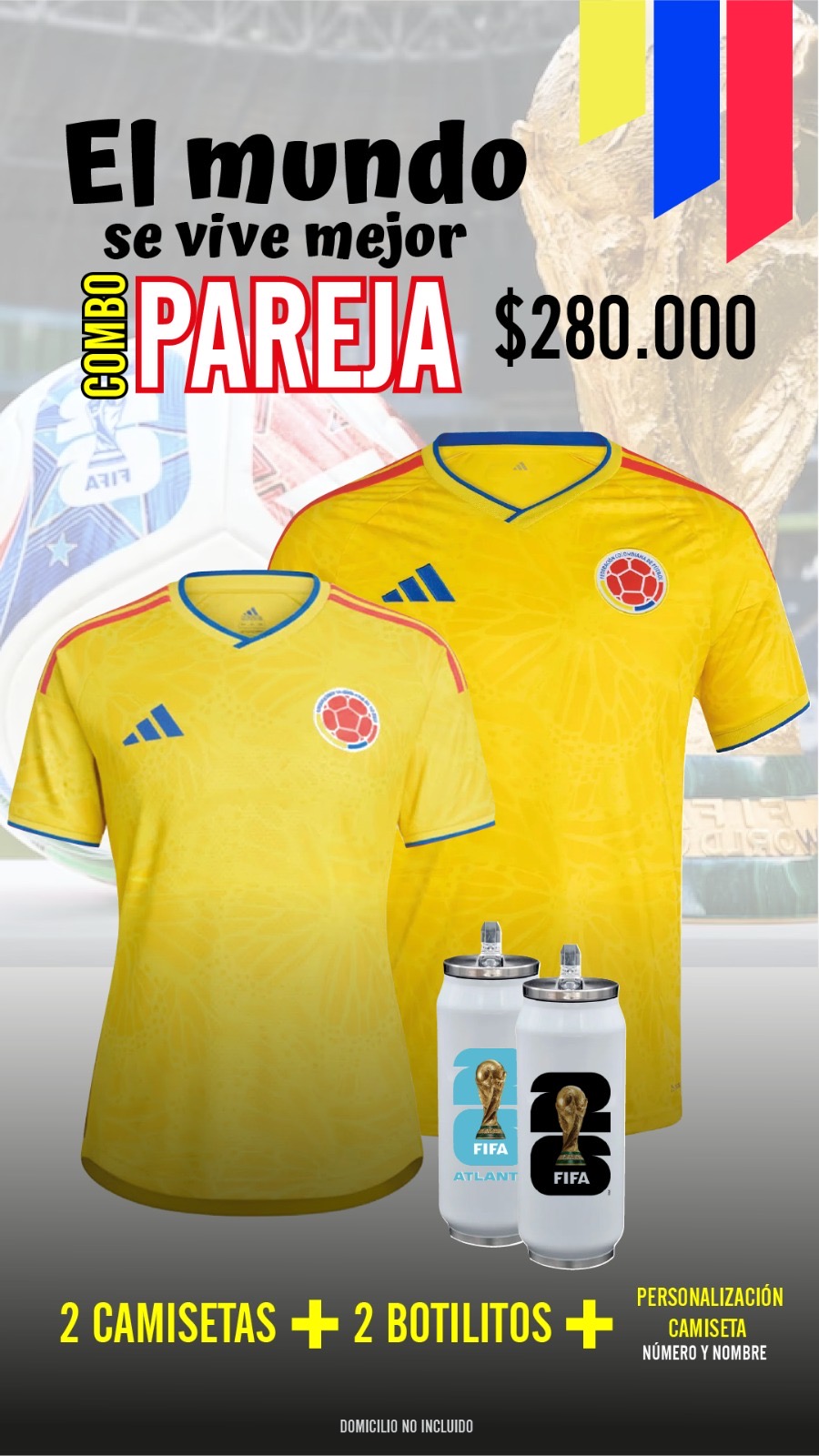 Combo Camisetas Pareja